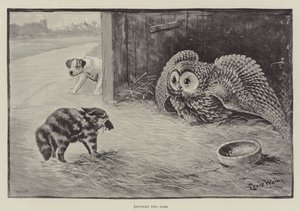 Entre dos enemigos de Louis Wain